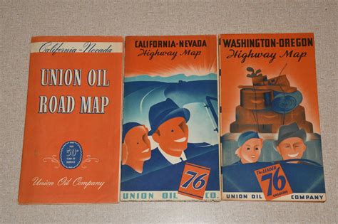 1937, 1938 & 1940 Union Oil Company Road Maps (#0284) on Apr 18, 2022 ...