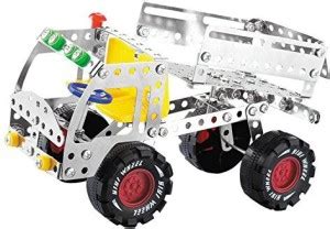 HENG CHENG 3D Assembly Metal Truck Vehicles Model Kits Toy Car Building ...