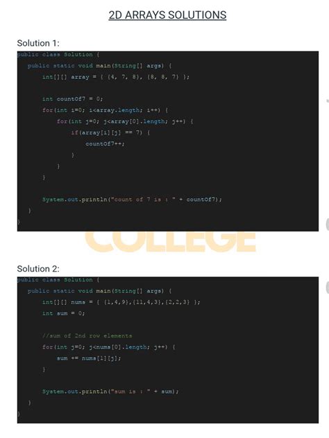 Image result for Solving 2-Dimensional Arrays in Visual Basics