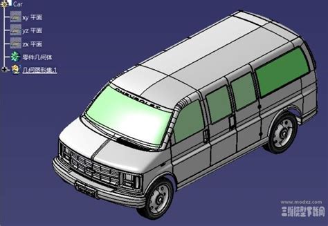 雪佛兰厢式车CATIA模型 - 3D模型下载网_车辆3d模型下载 - 三维模型下载网—精品3D模型下载网
