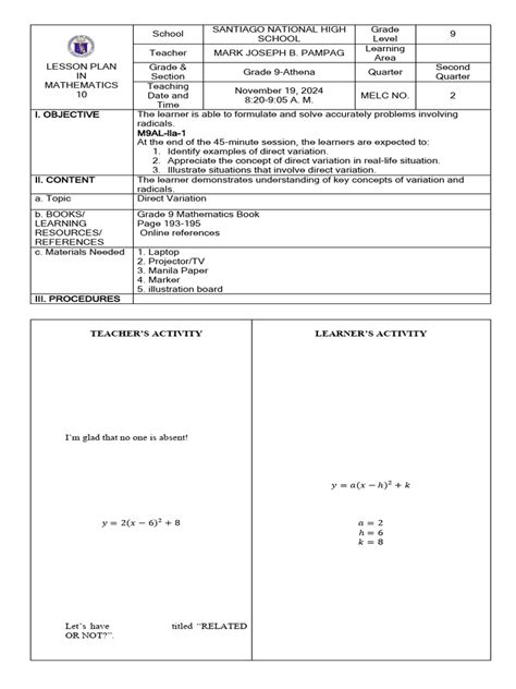 Image result for Direct Variation Lesson