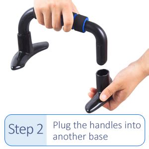 Buy GOCART WITH G LOGO Push Up Bar Stand Pair Work Out Stand With ...