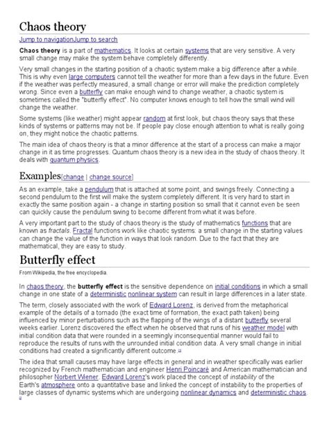 Chaos Theory Math Project | PDF | Physics | Mechanics
