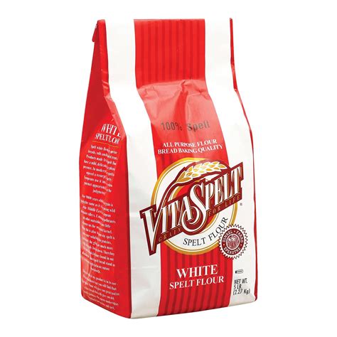 Amazon.com : Vita Spelt White Flour, 5-pounds : Wheat Flours And Meals ...