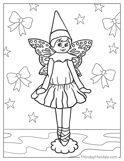 26 elf on the shelf coloring pages free pdf printables – Artofit