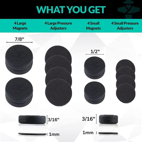 SenseAid Cauliflower Ear Magnets | 8 Magnets + 8 Compression India | Ubuy