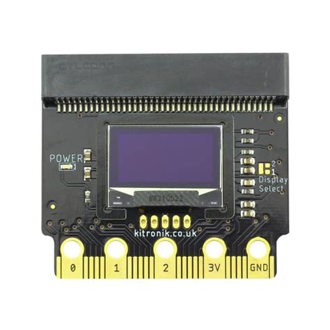 56115 Kitronik | Kitronik :VIEW Graphics128 OLED display 128x64 for BBC ...