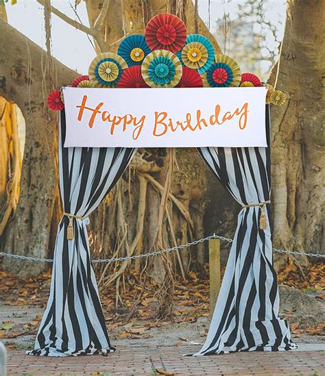 Buy THE ART BOX Happy Birthday Banner Backdrop Banner Background Party ...