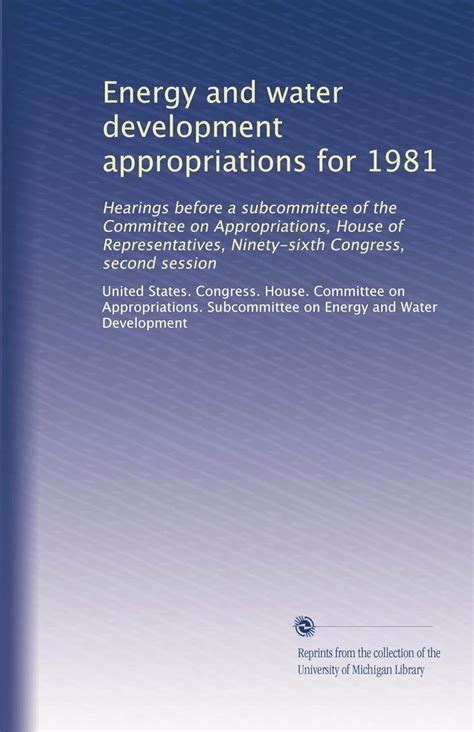 Energy and water development appropriations for 1981: Hearings before a ...