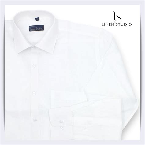70 Lea White Readymade Pure Linen Shirt – Linen Studio