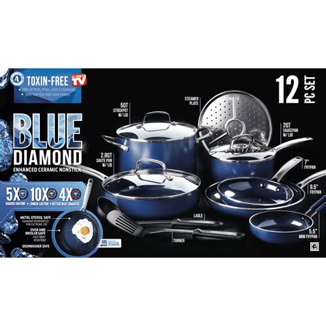 Image result for Blue Diamond Cookware Set