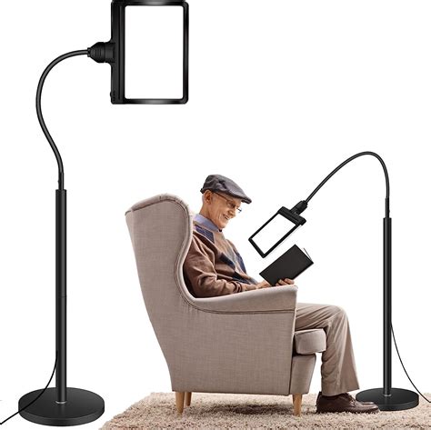 Amazon.com: 5X Floor Magnifying Glass with Light and Stand,36 LED ...