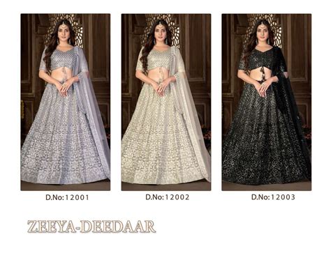 ZEEYA DEEDAAR BY VARNI FABRICS 12001 TO 12003 SERIES BEAUTIFUL COLORFUL ...