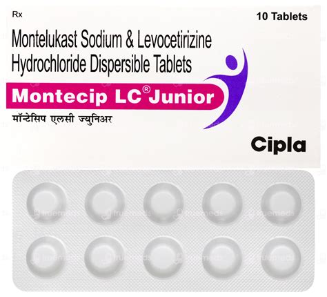 Montecip Lc Junior Tablet: Uses, Side Effects, Price & Substitutes