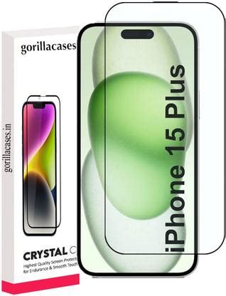 Gorilla Cases Edge To Edge Tempered Glass for Apple iPhone 15 Plus ...