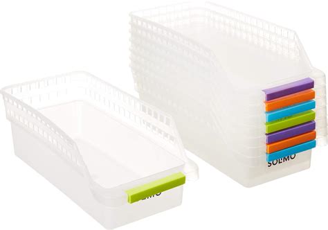 Amazon Brand - Solimo Plastic Fridge Storage Organizer Racks | Set of 4 ...