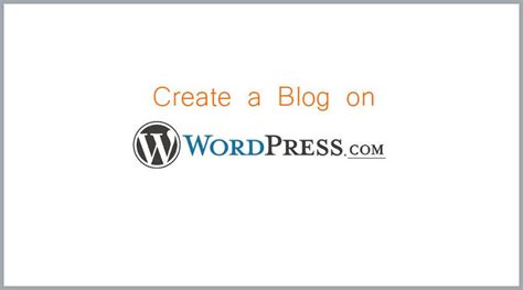 Image result for Creating a Free Blog Wordpress.com