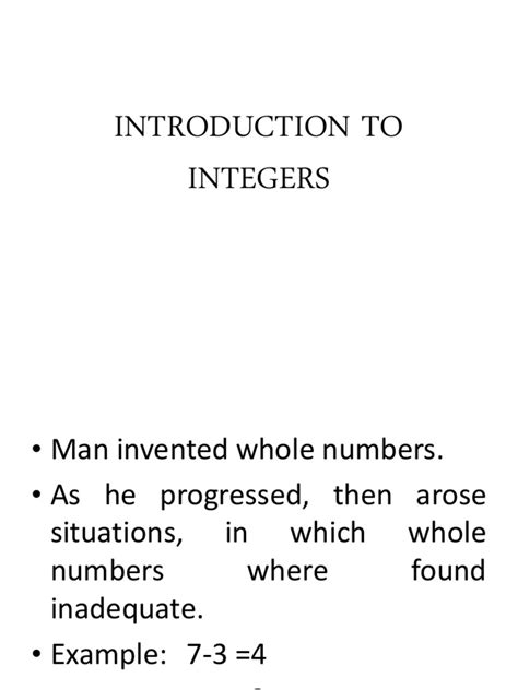 Image result for Integers Definition Note