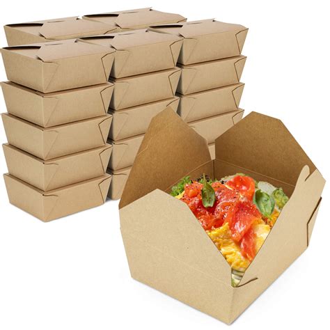 Fit Meal Prep 48 Oz To Go Boxes Paper Take | Desertcart INDIA