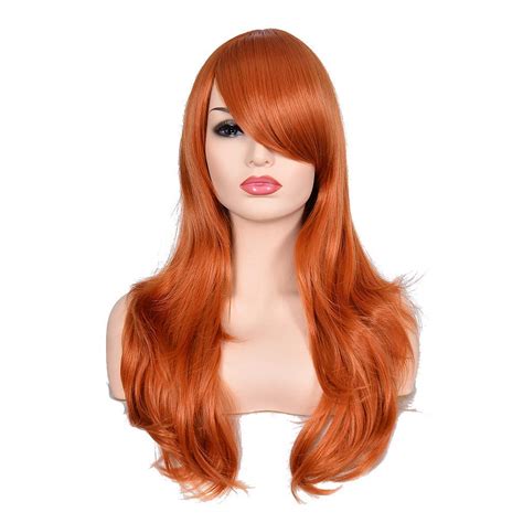 Buy Morvally 23" Long Wig Big Wavy Heat Resistant Synthetic Straight ...