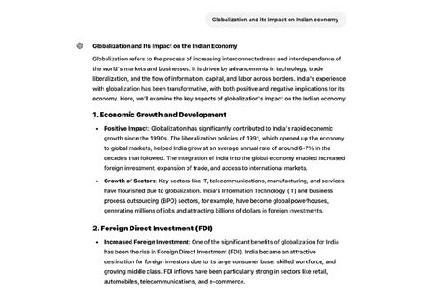 Globalization and Its Impact on the Indian Economy: A Comprehensive ...