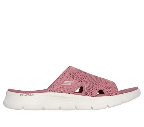 Skechers Mauve Go Walk Flex Sandal Womens Slides - Style ID: 141425 | India