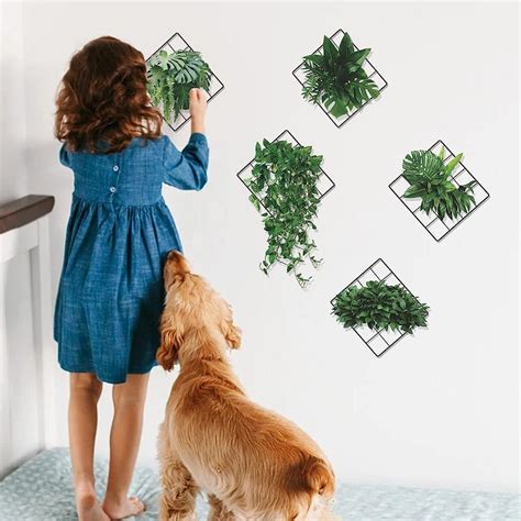 Leaves Design Vinyl Wall Sticker (Set of 5) – Happycarts