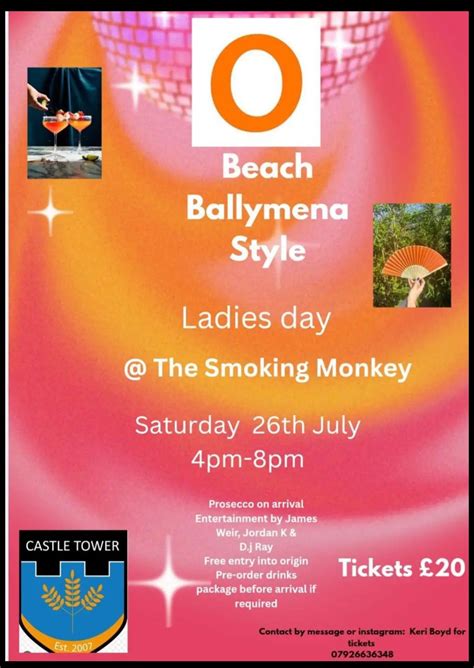 O Beach Ballymena , The Smoking Monkey, Ballymena, 26 July 2025 | AllEvents