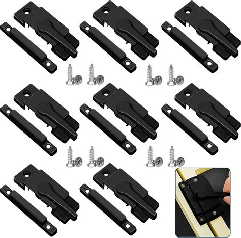 Buy Sliding Window Sash Locks Black ZUONAI 8 Pack Cam Sash Locks for ...