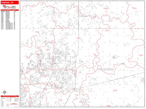 Okc Zip Code Map Edmond Ok