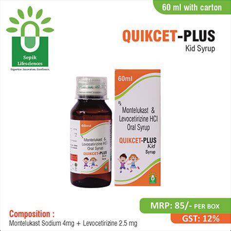 QUIKCET-PLUS KID Syrup Sepik Life Sciences