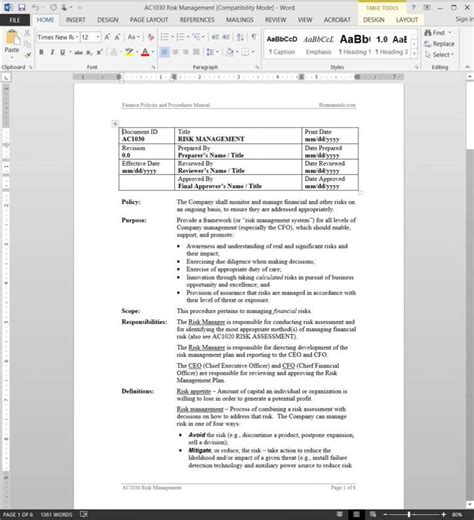 Image result for Risk Management Procedures