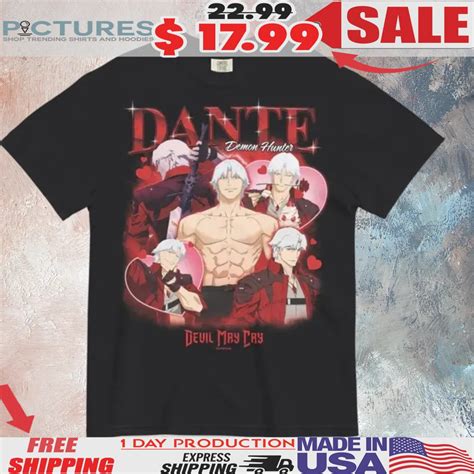 Dante Demon Hunter Devil May Cry Shirt • Picturestees Clothing LLC