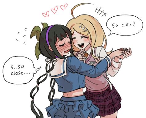 akamatsu kaede and chabashira tenko (danganronpa and 1 more) drawn by ...
