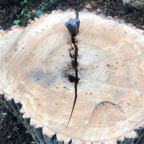 Image result for Using Grenade for Chopping Logs