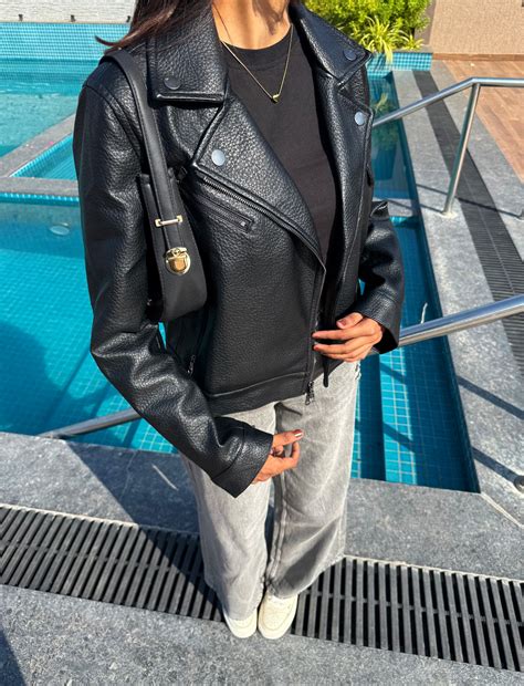 High-end Luxury Black Leather Jacket For Women – Nith Clothing