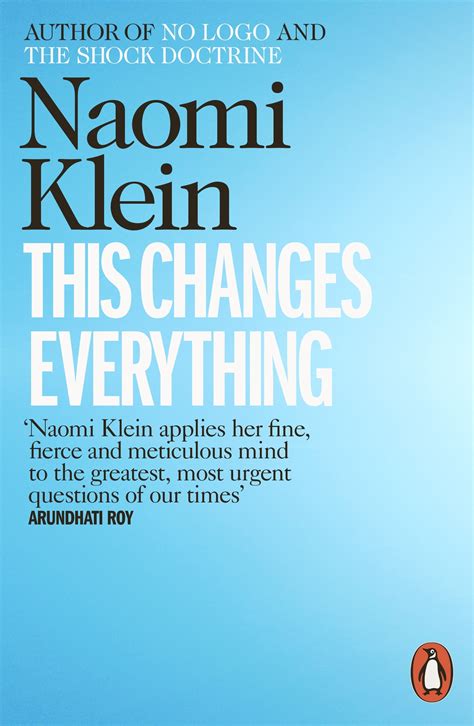 This Changes Everything by Naomi Klein - Penguin Books New Zealand