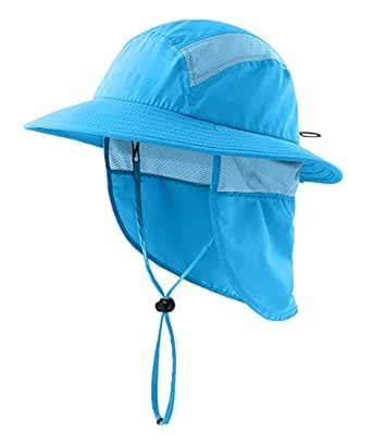 Buy Home Prefer UPF 50+ Boys Sun Hat with Neck Flap Summer Beach Hat ...