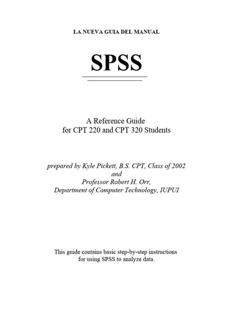 Image result for SPSS User Guide