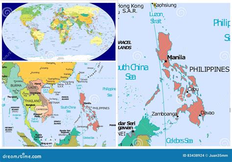 philippines location on world map
