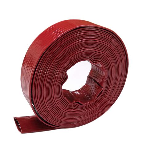 Buy 2" x 50ft Lay Flat PVC Discharge and Backwash Hose for Swimming ...