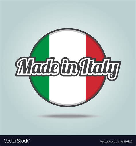 Made in italy Royalty Free Vector Image - VectorStock