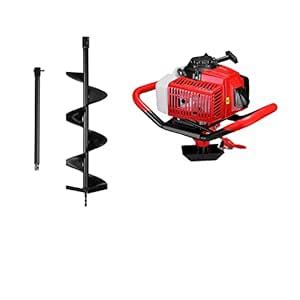 Earth Auger 2 Stroke 52 CC with Combo Auger Bit and Extension : Amazon ...