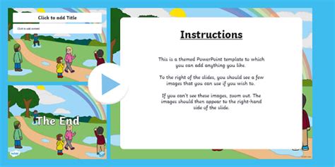 Rainbow PowerPoint Background (teacher made) - Twinkl