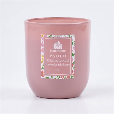 Buy Paolo Honeysuckle and Hydrangea Scented Jar Candle from Home Centre ...