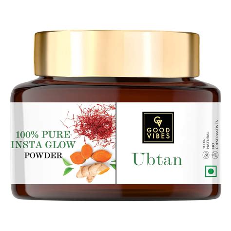Good Vibes Ubtan 100% Pure Insta Glow Powder, 150 g | Detoxifying ...