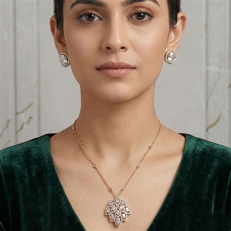 ChicCharm Jewellery Premium American Diamond Necklace Set – JewelEMarket