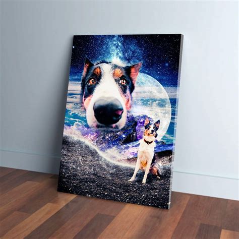 'Doggo in Space' Personalized Canvas – doggovinci