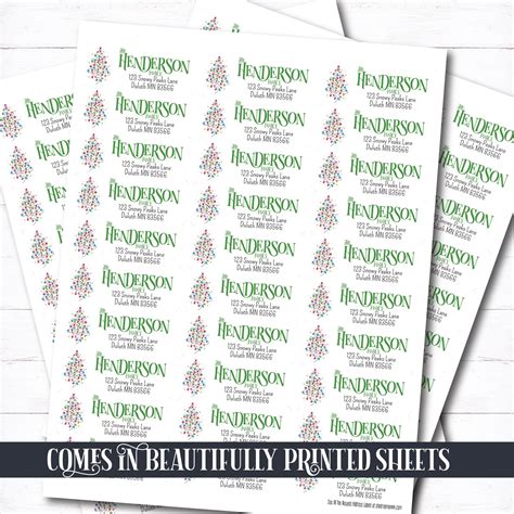 Custom Return Address Labels Personalized Return Address | Etsy