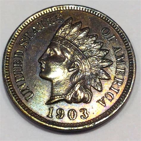 1903 Uncirculated Indian Head Penny Beautiful Coin | Property Room